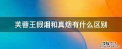 芙蓉王假烟和真烟有什么区别 芙蓉王假烟比真烟还真