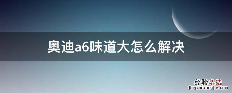 奥迪a6味道大怎么解决 奥迪a6味很大