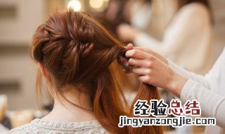 中长发盘发教程简单 中长发盘发教程简单