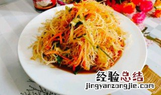 龙须凉拌怎么做 凉拌龙须丝的正宗做法