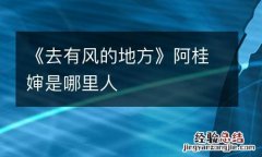 《去有风的地方》阿桂婶是哪里人