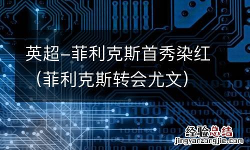 菲利克斯转会尤文 英超-菲利克斯首秀染红