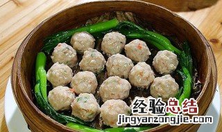 猪肉蒸丸做法 家常蒸猪肉丸子怎么做好吃
