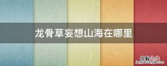 妄想山海龙骨草在那里 龙骨草妄想山海在哪里