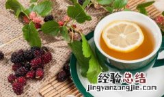 桑葚子花茶的功效 桑葚花茶的功效与作用
