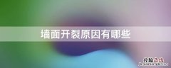 墙面开裂的原因有哪些 墙面开裂原因有哪些