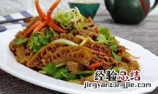 凉拌牛肚的正宗做法 凉拌牛肚怎么做好吃又简单