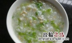 西兰花虾皮粥步骤