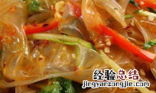 家常凉拌粉皮的做法 正宗凉拌粉皮的做法