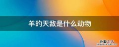羊的天敌是什么动物 山羊的天敌是什么动物