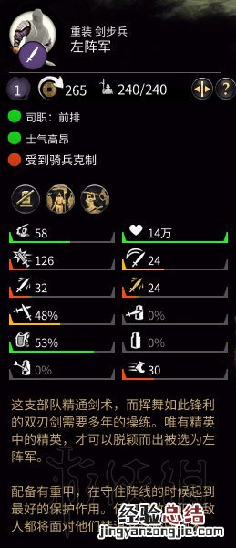 全面战争三国全兵种可用阵型图文分析 五行兵种属性图鉴大全 持刀步兵金系