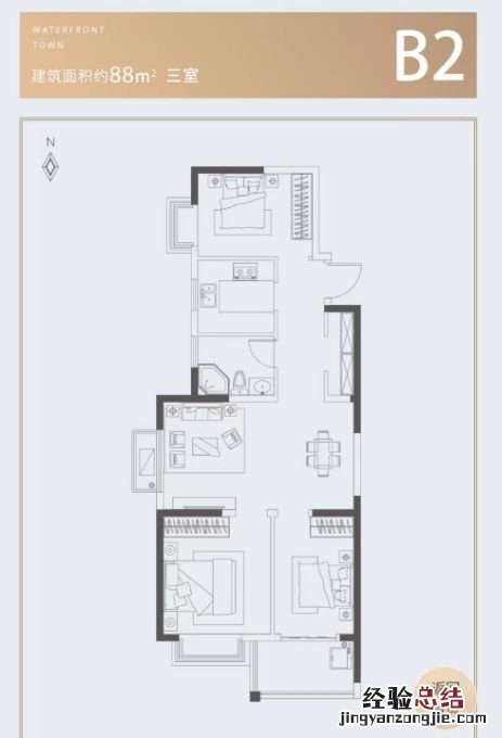 附户型图 南京共有产权房观泓雅苑户型面积多大