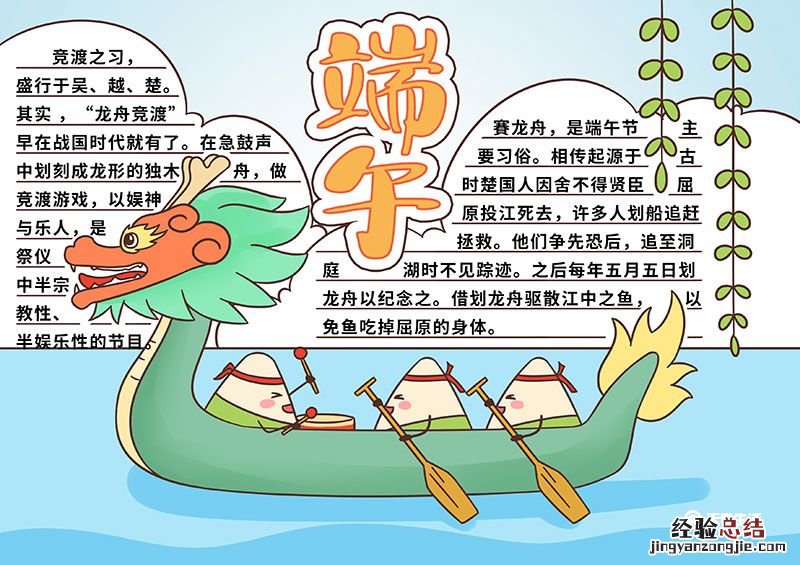 端午节儿童画教案 端午节儿童画