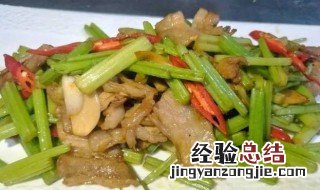 猪肉芹菜怎么做 西芹猪肉怎么做