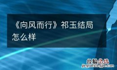 《向风而行》祁玉结局怎么样