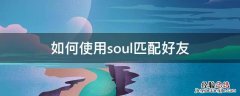 soul语音匹配怎么加好友 如何使用soul匹配好友