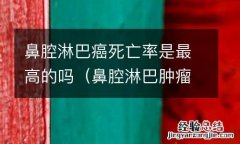鼻腔淋巴肿瘤死亡率 鼻腔淋巴癌死亡率是最高的吗