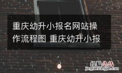 重庆幼升小报名网站操作流程图 重庆幼升小报名网站操作流程图片大全