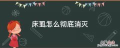 床虱怎么消灭最彻底 床虱怎么彻底消灭
