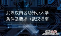 武汉汉南区幼升小入学条件及要求最新 武汉汉南区幼升小入学条件及要求