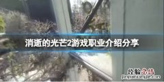 消逝的光芒2有什么职业可以选 消逝的光芒2有什么职业