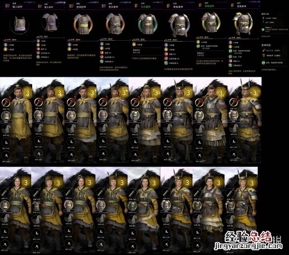 全面战争三国属性搭配 全面战争三国全护甲属性介绍