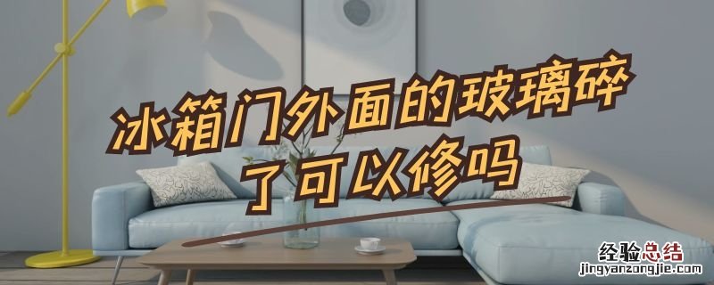 冰箱门外面的玻璃碎了可以修吗 冰箱门外面的玻璃碎了可以修吗