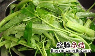 椒丝虾酱通菜怎么做