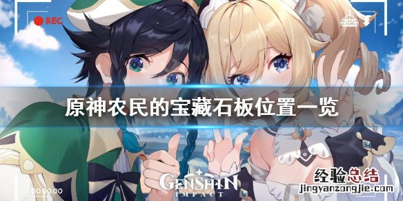 原神农民的宝藏石库怎么开 原神农民的宝藏石板位置在哪
