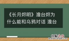 《长月烬明》澹台烬为什么能和乌鸦对话 澹台烬黎苏苏第一次圆房是哪一集