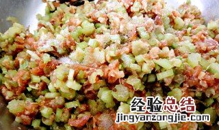 芹菜肉馅饺子怎么调馅 芹菜肉馅包子怎么调馅