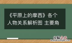 《平原上的摩西》各个人物关系解析图 主要角色结局揭秘