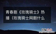 玫瑰骑士网剧什么时候播出 青春剧《玫瑰骑士》热播