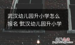 武汉幼儿园升小学怎么报名 武汉幼儿园升小学的流程