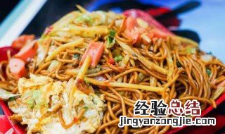 日本铁板炒面制作方法 日本铁板炒面制作方法图片