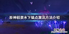 原神稻妻水下锚点怎么解锁 原神荒海解密五个石头降水位