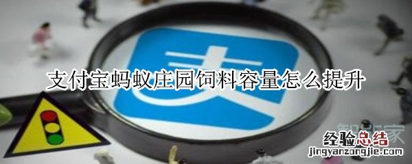 支付宝蚂蚁庄园饲料容量怎么提升