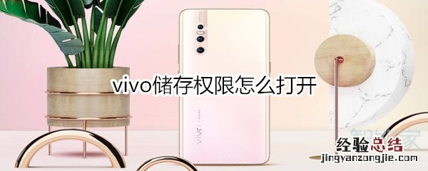vivo储存权限怎么打开