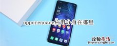 opporenoace应用分身在哪里