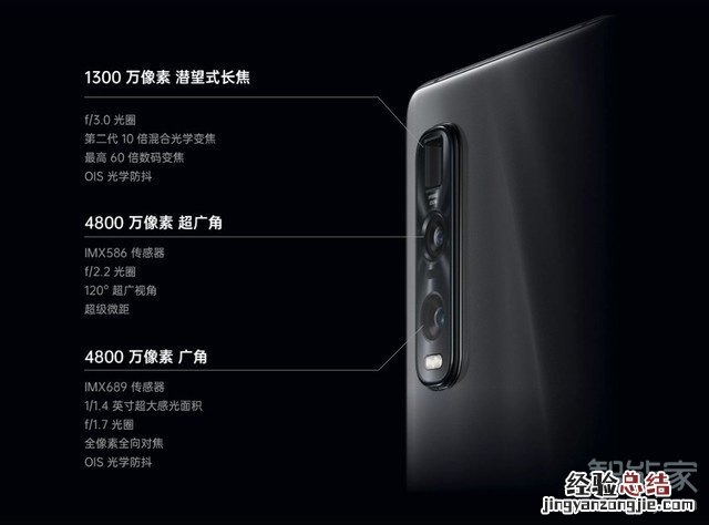oppofindx2pro后置摄像头像素多少