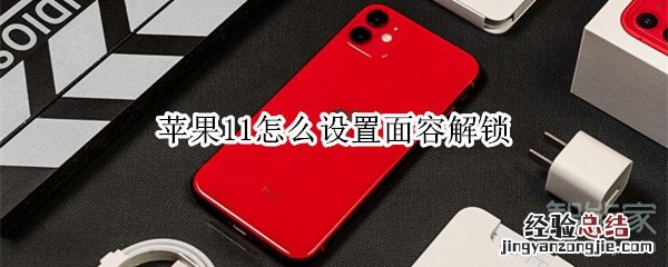 苹果11怎么设置面容解锁