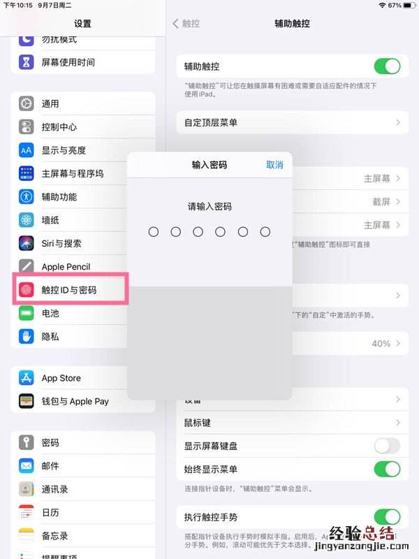 ipad怎么设置单个app密码
