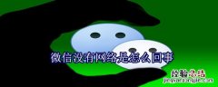 微信没有网络是怎么回事