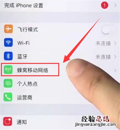 苹果6plus关闭APP使用移动数据的操作方法