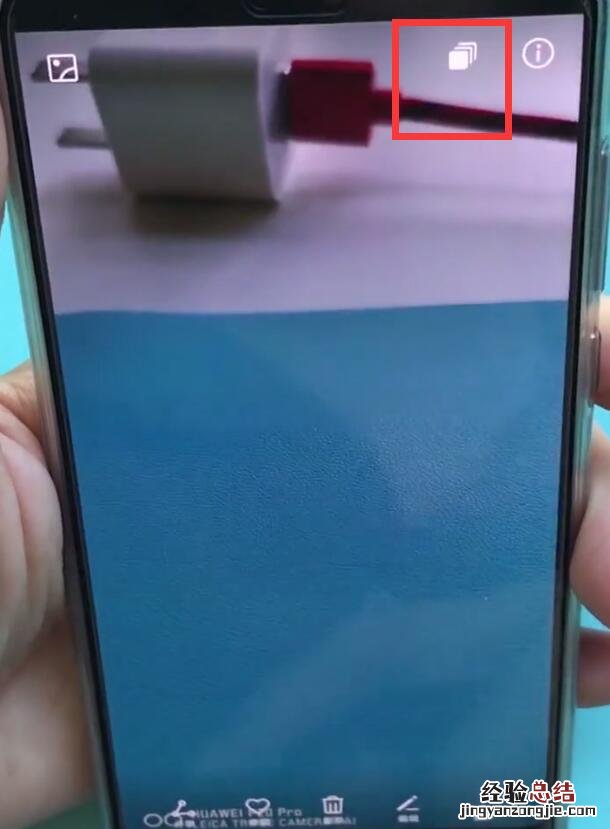华为p20中连拍的操作方法