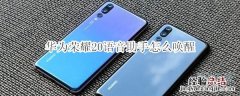 华为荣耀20语音助手怎么唤醒