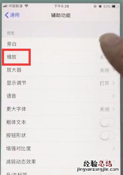 苹果7plus中打开缩放功能的操作步骤