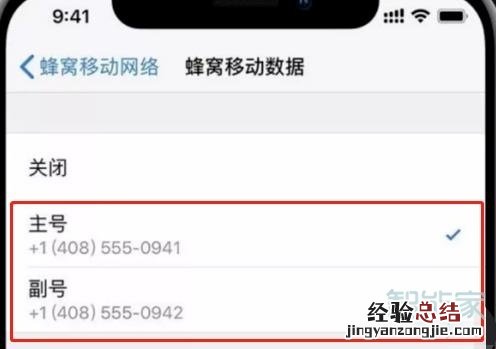 苹果xs max怎么设置主副卡