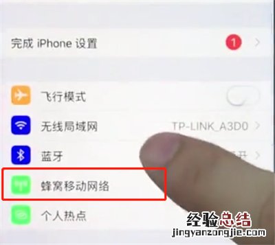 苹果手机查询移动流量的详细步骤