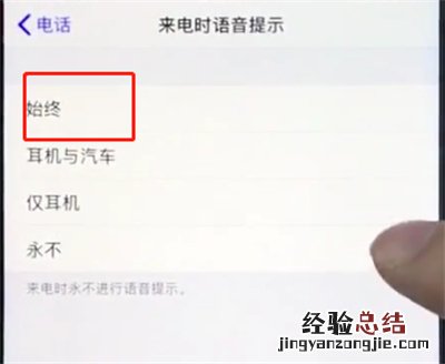 苹果8plus中打开来电语音提醒的简单方法